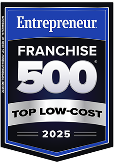 Ranked Top low-cost franchise by Entrepreneur magazine