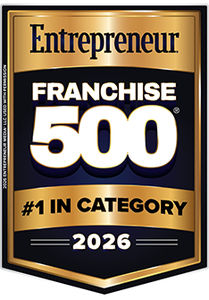 Ranked 1 franchise 500 category by Entrepreneur magazine